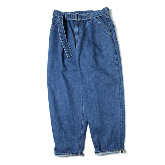  1TUCK BELT JEANS 12oz ORGANIC SELVEDGE DENIM  