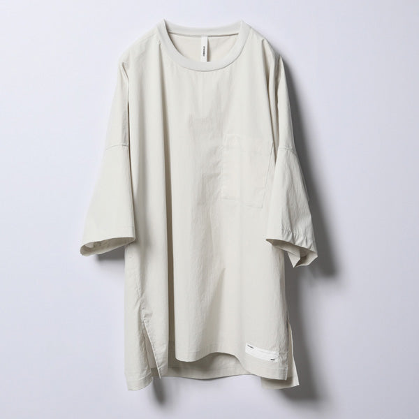 TYPEWRITER STRETCH DROP SHOULDER PULLOVER SHIRTS