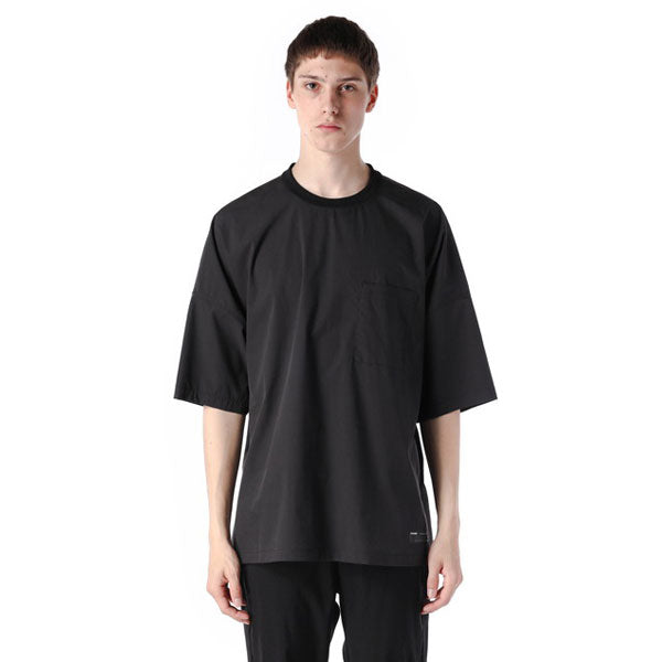 TYPEWRITER STRETCH DROP SHOULDER PULLOVER SHIRTS