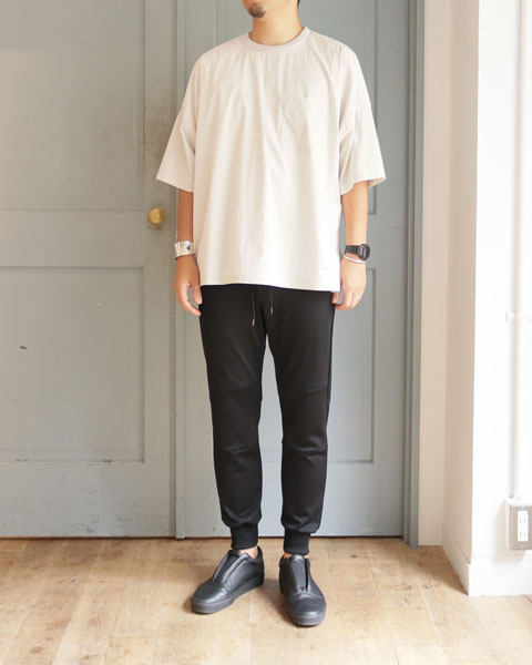 TYPEWRITER STRETCH DROP SHOULDER PULLOVER SHIRTS