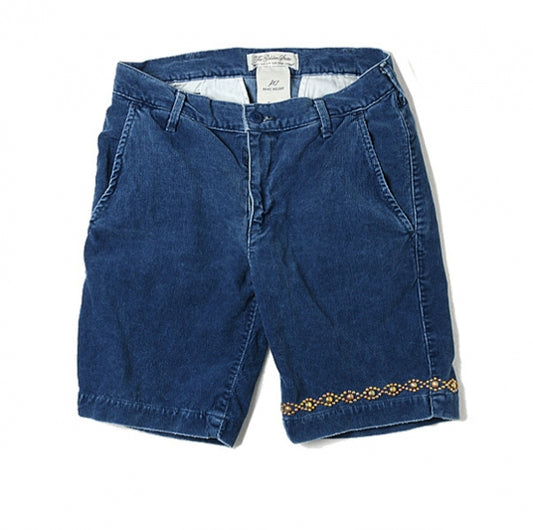  硫化コーデュロイレギュラーショーツ(裾ネイティブ)  