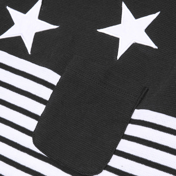 L/SL SURF KNIT STAR BORDER