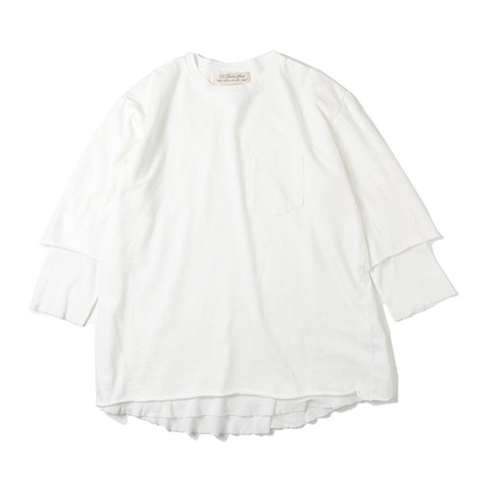  50/-ワッフルグランジ7分袖  