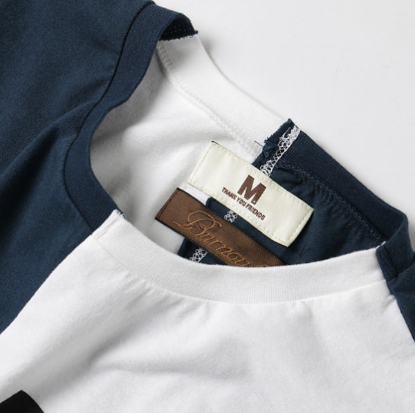 crew neck docking t-shirts (M x BURNOUT)