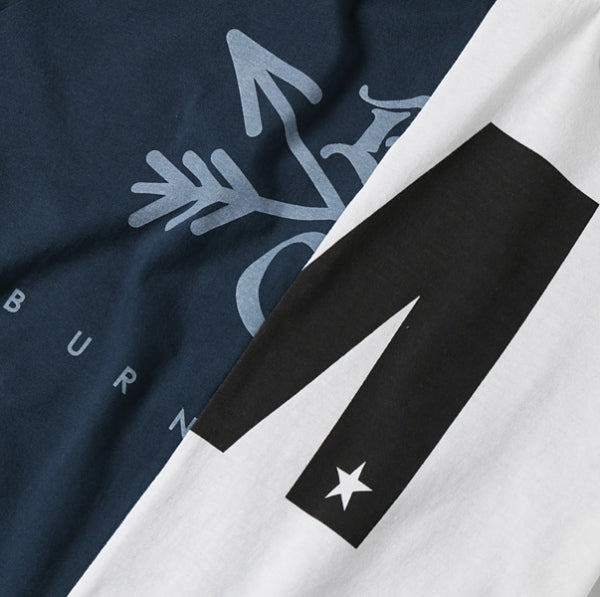 crew neck docking t-shirts (M x BURNOUT)