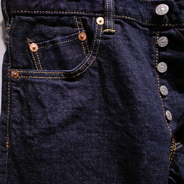 5 POCKET STRETCH TAPERED FIT ONE WASHED