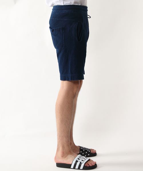 PRODUCT DYEING RANDOM PILE SHORTS