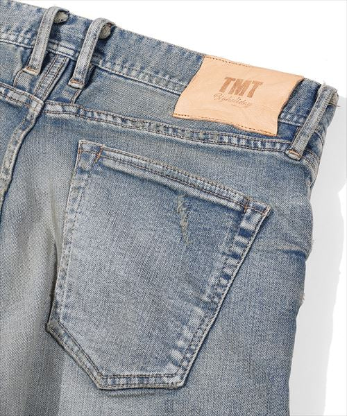 HYBRID STRETCH VINTAGE FINISH DENIM 5P TAPERED