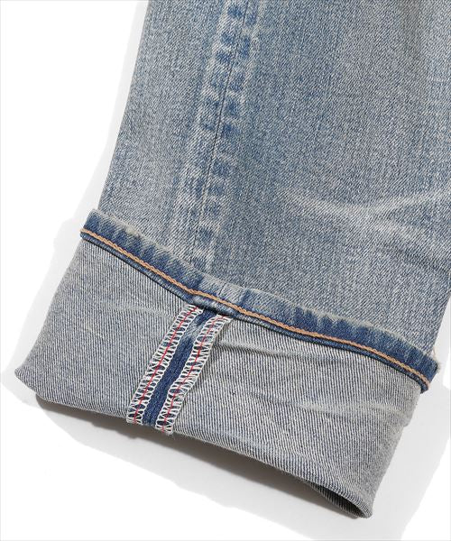 HYBRID STRETCH VINTAGE FINISH DENIM 5P TAPERED