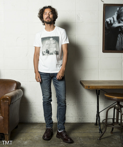 HYBRID STRETCH VINTAGE FINISH DENIM 5P TAPERED