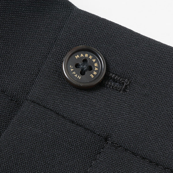 STRAIGHT FIT TROUSERS ORGANIC WOOL TROPICAL