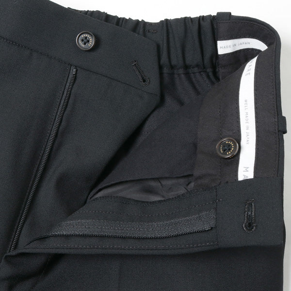 STRAIGHT FIT TROUSERS ORGANIC WOOL TROPICAL