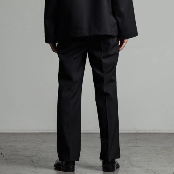 STRAIGHT FIT TROUSERS ORGANIC WOOL TROPICAL