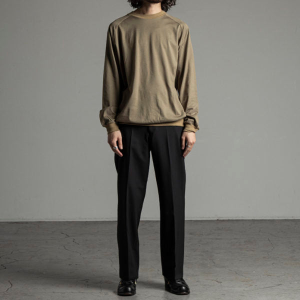STRAIGHT FIT TROUSERS ORGANIC WOOL TROPICAL