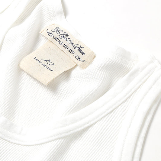  50/-ワッフルタンクトップ  