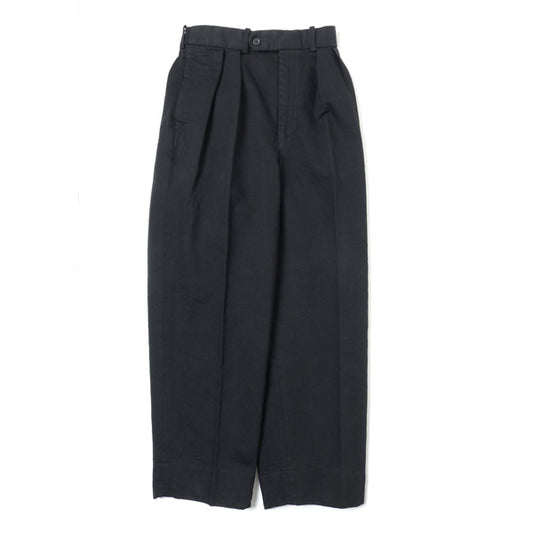  DOUBLE PLEATED TROUSERS HEMP ORGANIC COTTON DRILL  