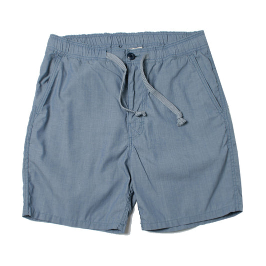  ポリエステルシャンブレーイージーショーツ  