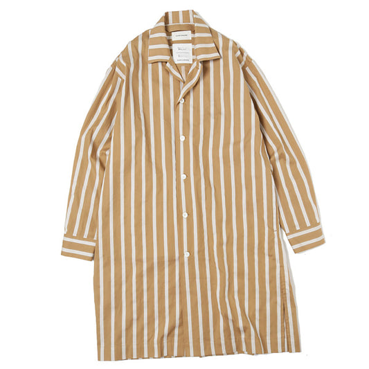 LONG SHIRTS COAT DOBBY STRIPE  