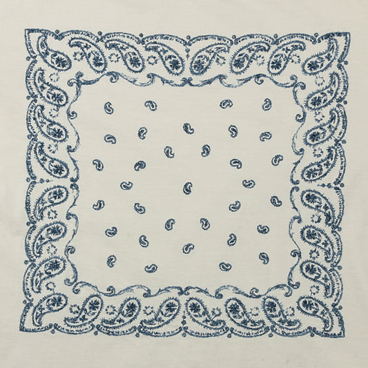  スペシャル加工T(インディゴ刺繍バンダナペイズリー)  