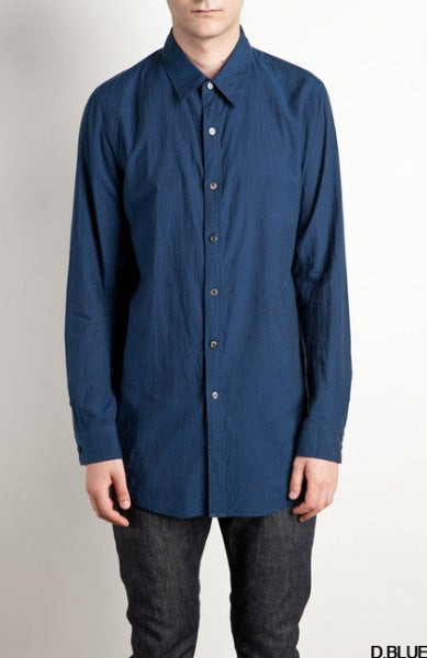  60/-シャンブレーローン ロングシャツ  