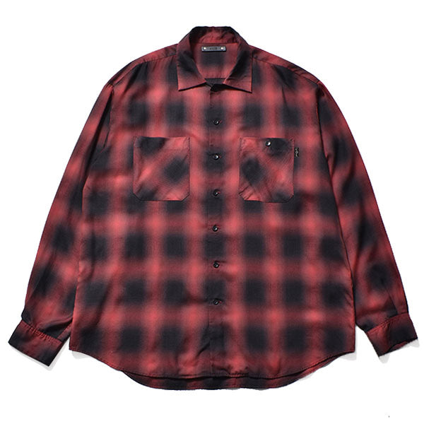 Rayon Ombre Check Loose Work SH