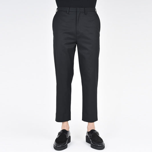 GABARDINE CROPPED SLIM PANTS  