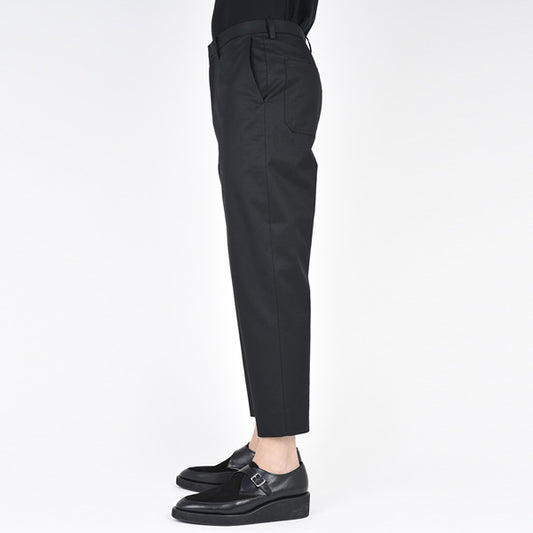  GABARDINE CROPPED SLIM PANTS  