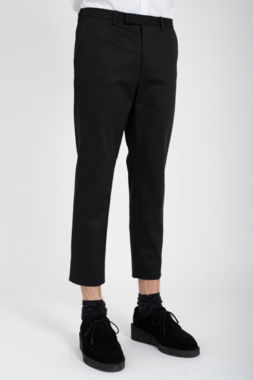 CHINO CLOTH STRETCH CROPPED PANTS