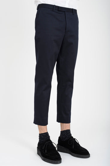 CHINO CLOTH STRETCH CROPPED PANTS