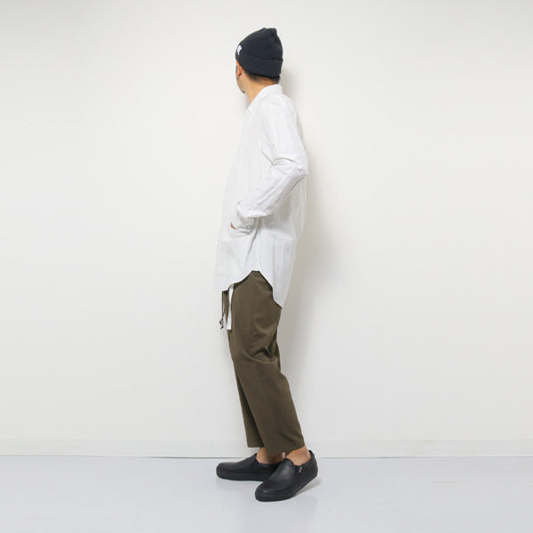 Cu/Ry/Raピンストライプ カシュクールL/S 2WAYシャツ