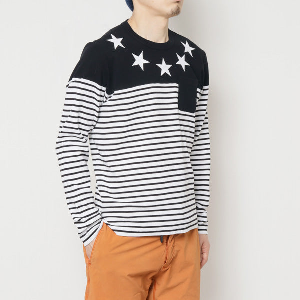 L/SL SURF KNIT STAR BORDER