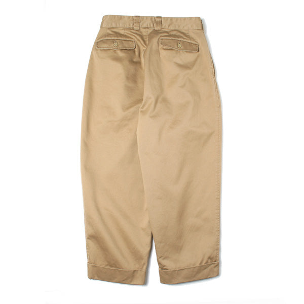 DOUBLE PLEATED CHINO