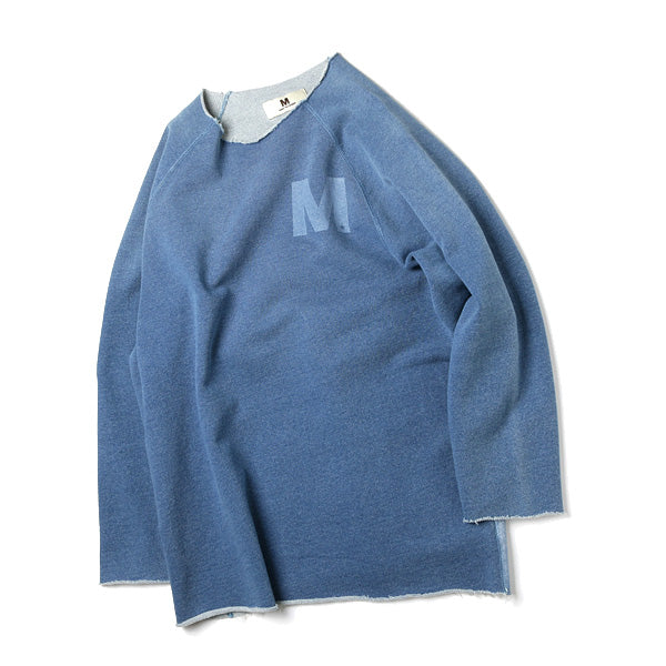 cut off used pullover sweat (flag)