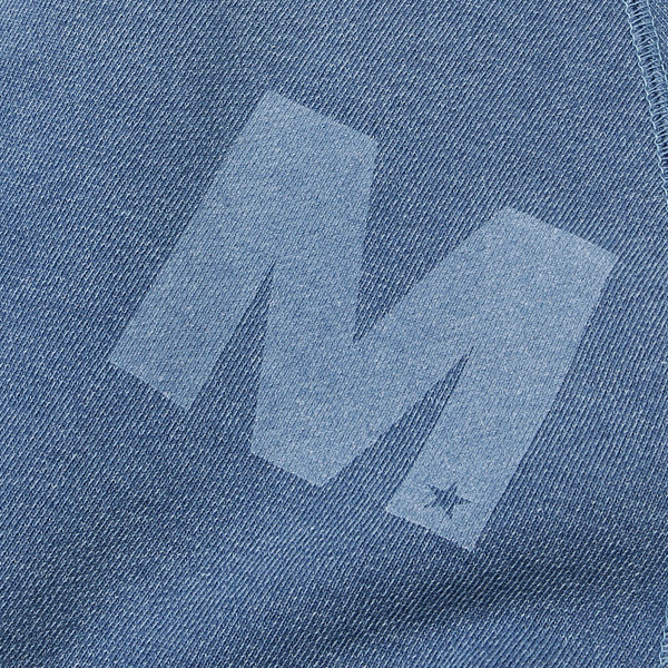 cut off used pullover sweat (flag)