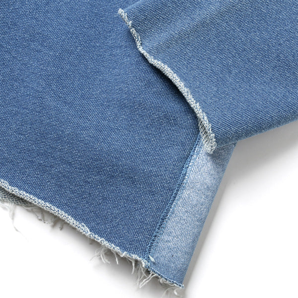 cut off used pullover sweat (flag)