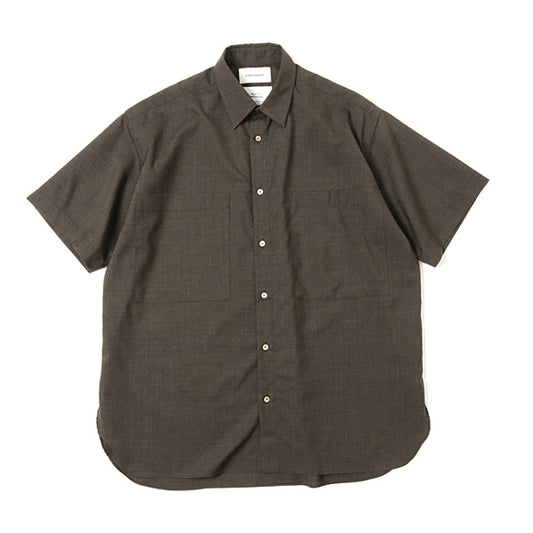  UTILITY COMFORT SHIRTS S/S SUPER120s WOOL  