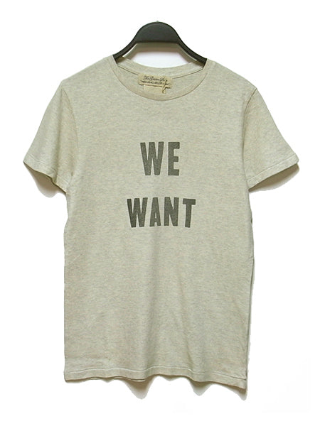  ラフィソフト天竺T(WE WANT)  