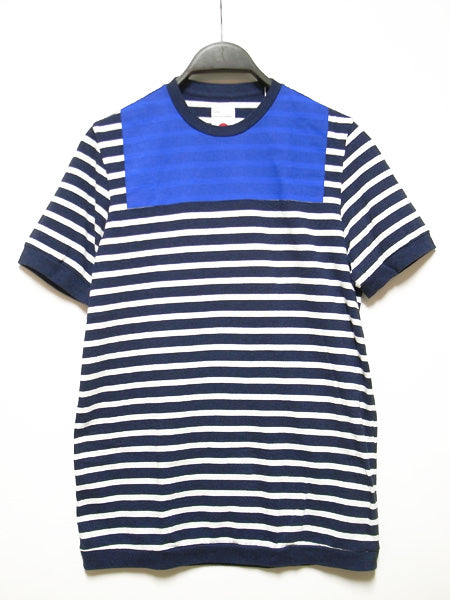 BORDER CREW NECK TEE