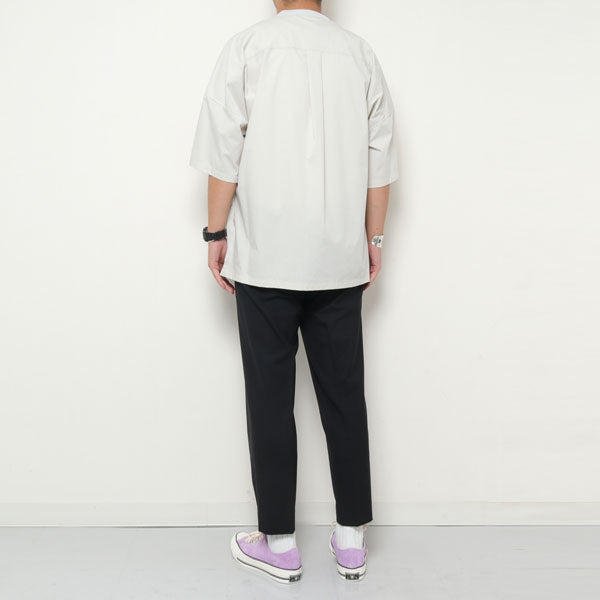 TYPEWRITER STRETCH DROP SHOULDER PULLOVER SHIRTS