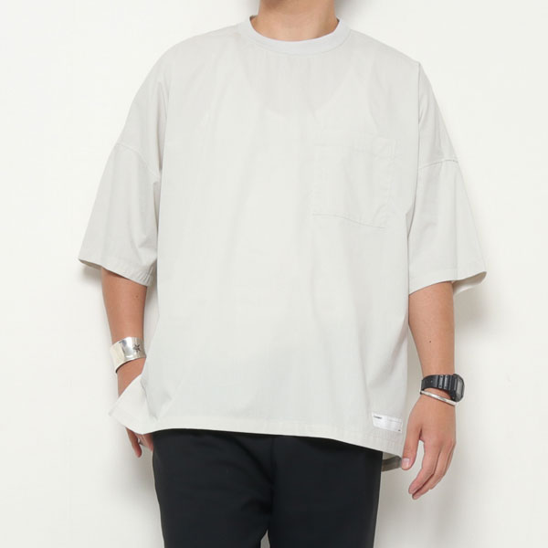 TYPEWRITER STRETCH DROP SHOULDER PULLOVER SHIRTS