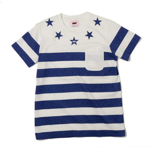  S/SL BORDER STAR TEE  