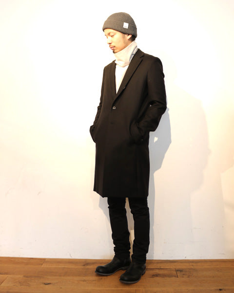 2/72オフスケールメルトン ロングコート