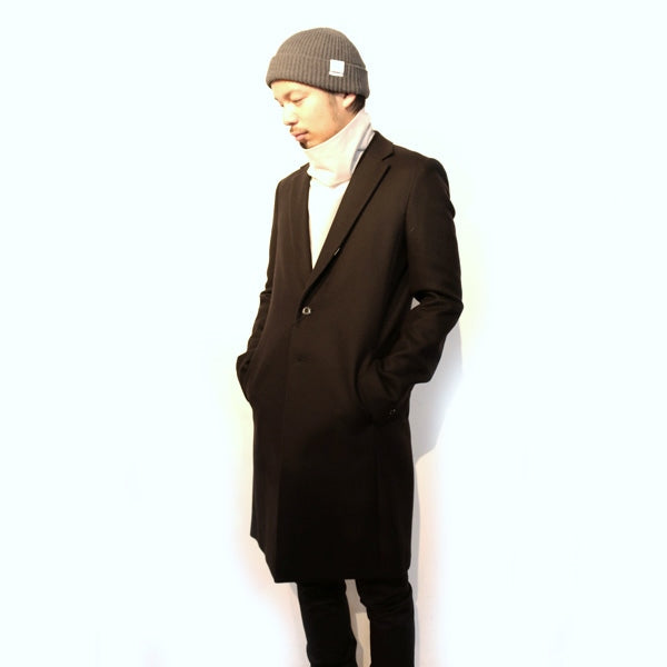 2/72オフスケールメルトン ロングコート