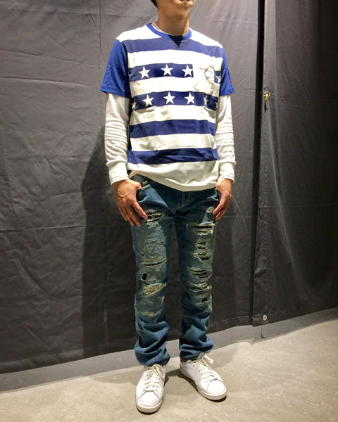 S/SL SOFT JERSEY STAR BORDER