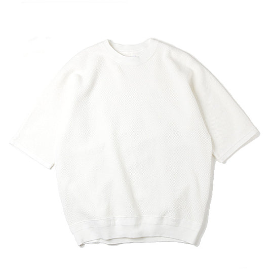  DOLMAN SLEEVE CREW NECK S/S BIG PIQUE  