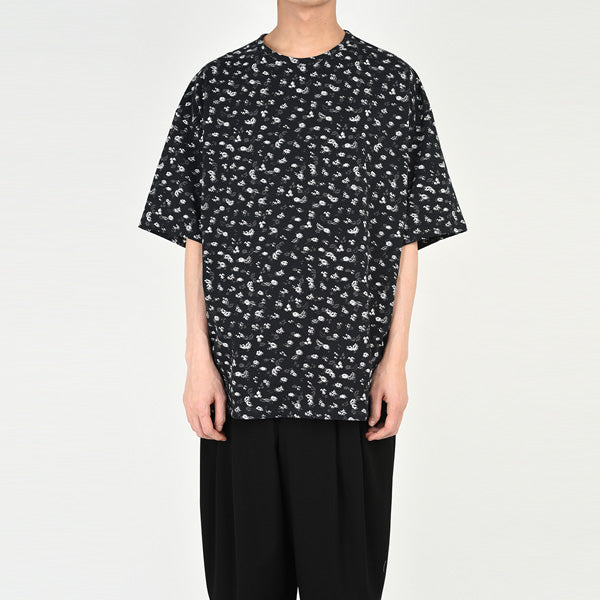 SUPER BIG T-SHIRT INKJET HAZED FLOWER