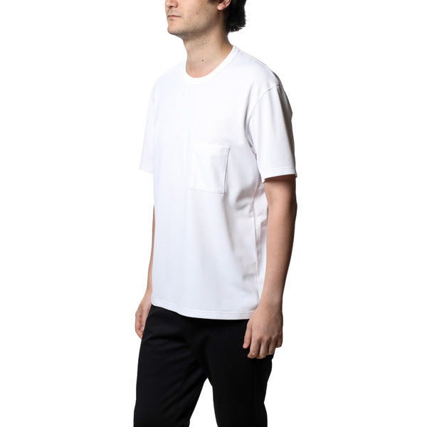 Peハニカムニット ポケット付クルーネックS/S