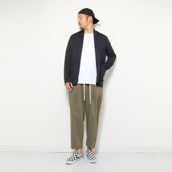 Peハニカムニット ポケット付クルーネックS/S