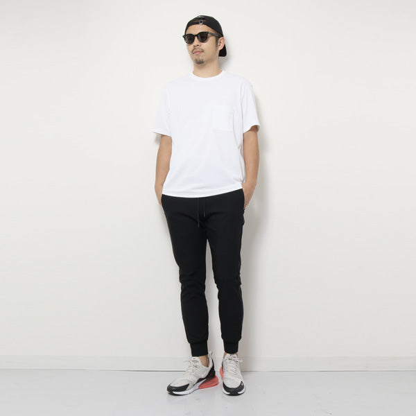 Peハニカムニット ポケット付クルーネックS/S