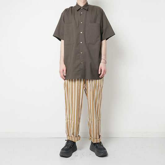  UTILITY COMFORT SHIRTS S/S SUPER120s WOOL  